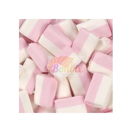 Haribo Chamallows Speckies Lard rose et blanc sachet de 1 Kilo