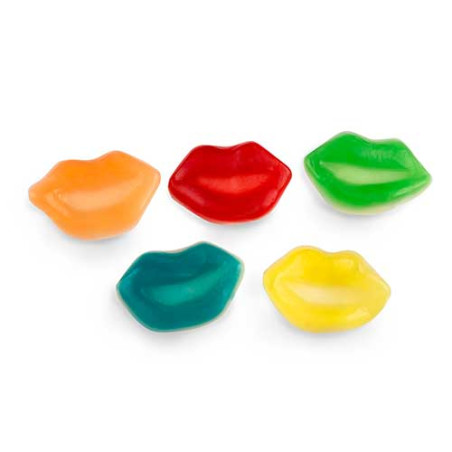 Bonbon halal au kilo - grossiste bonbons - grossiste Dulceplus Lèvres lisses assorties Dulceplus 1Kg