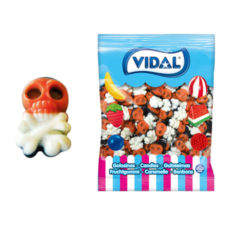 Bonbons Vidal Crâne de Pirate sac 1Kg