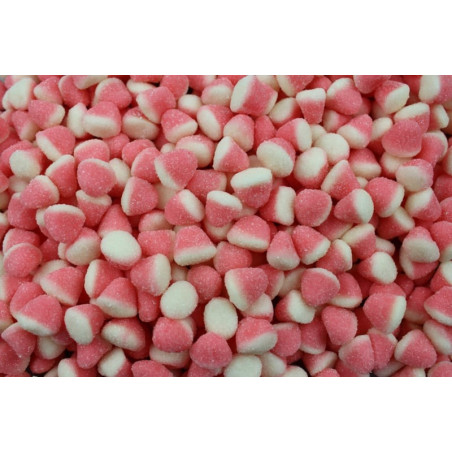 Bonbon halal au kilo - grossiste bonbons - grossiste Dulceplus Mini bisous rose Dulceplus 1kg