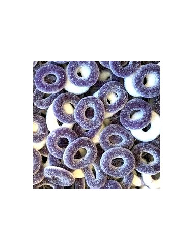 Bonbon halal au kilo - grossiste bonbons - grossiste Dulceplus Bonbon Dulceplus - anneaux fruit de la passion acide 1Kg
