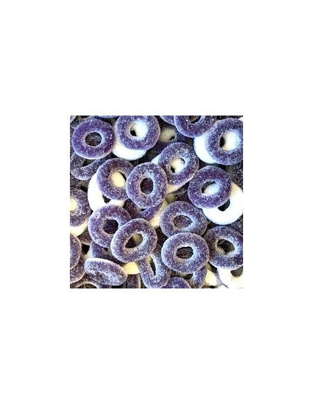 Bonbon halal au kilo - grossiste bonbons - grossiste Dulceplus Bonbon Dulceplus - anneaux fruit de la passion acide 1Kg