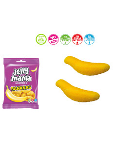 bonbon haribo - grossiste bonbons - Bonbon Jelly Mania bananes 1Kg